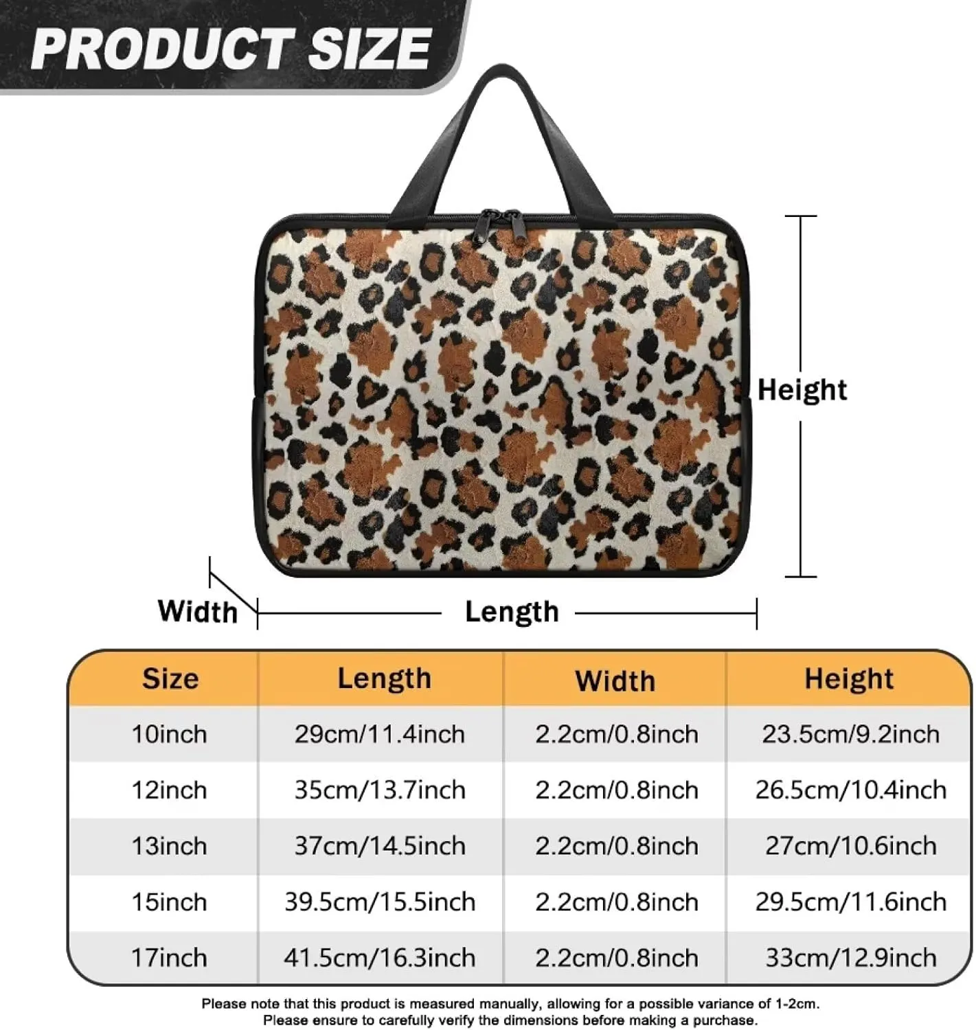 10"-17" Laptop Sleeve, Padded Laptop Case, Thin Portable Laptop Case Bag Compatible with Most of Laptop