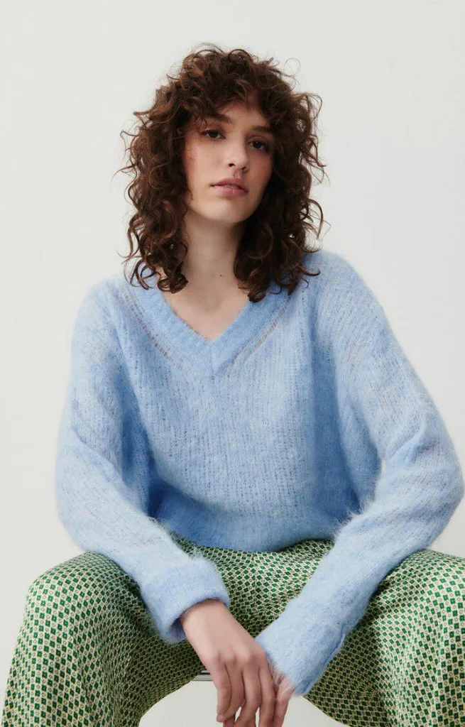 American Vintage - Bymi V Neck Sweater- BYM18AE