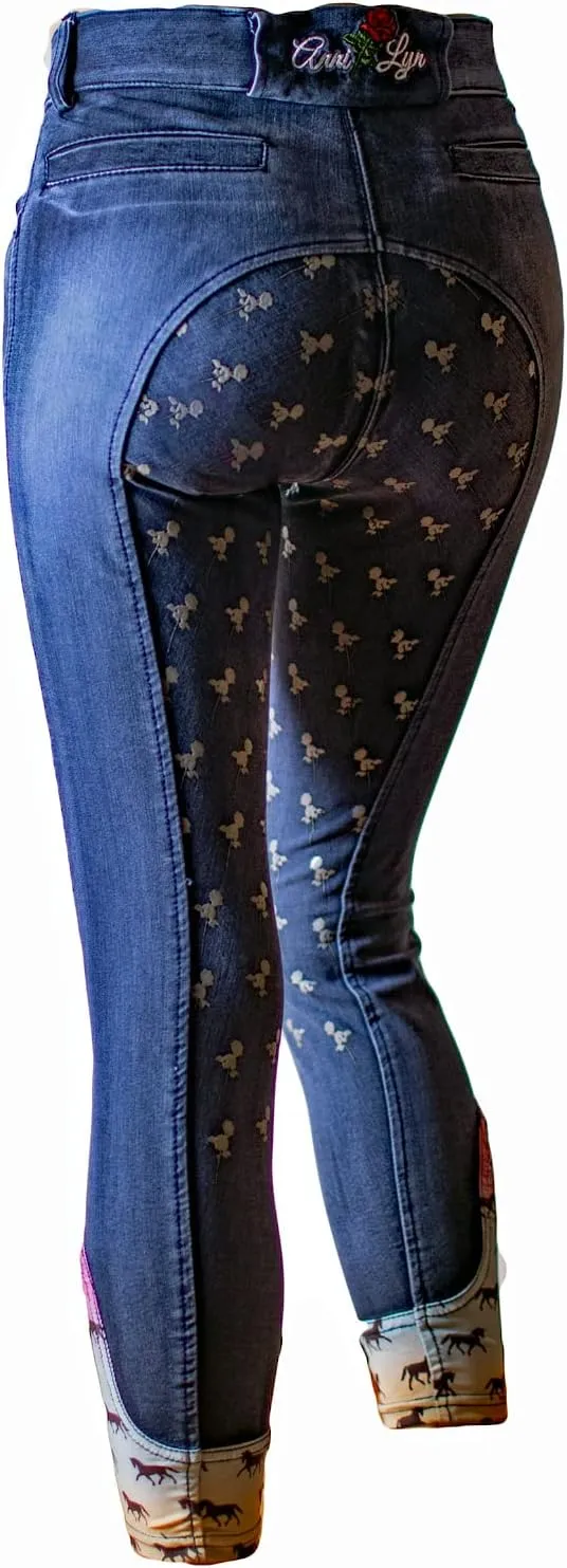 Anni Lyn Sportswear Women's Spirited F/S Denim Breech