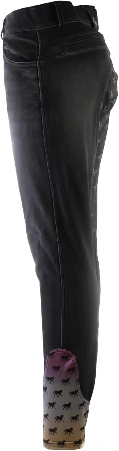 Anni Lyn Sportswear Women's Spirited F/S Denim Breech