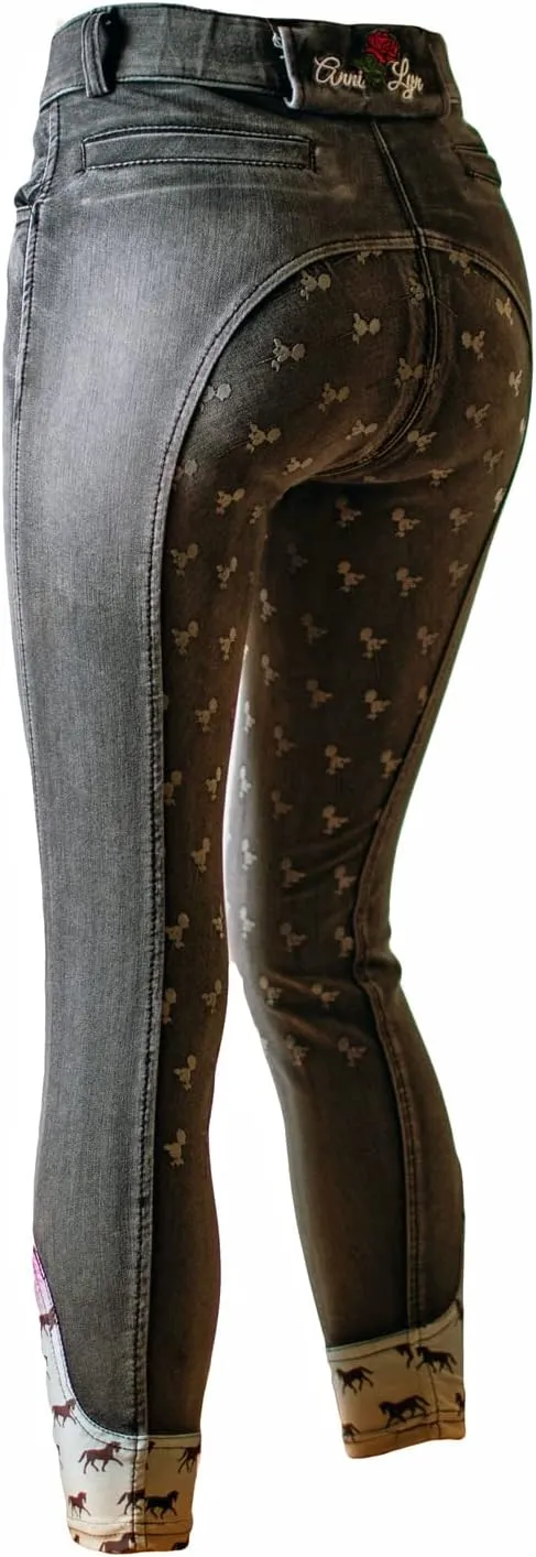Anni Lyn Sportswear Women's Spirited F/S Denim Breech