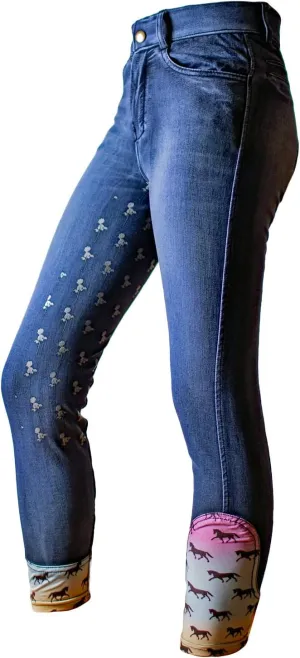 Anni Lyn Sportswear Women's Spirited F/S Denim Breech