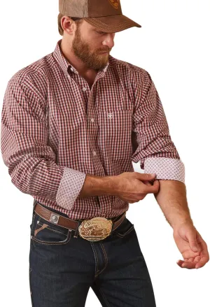 ARIAT Men's Wrinkle Free Omari Fitted Shirt