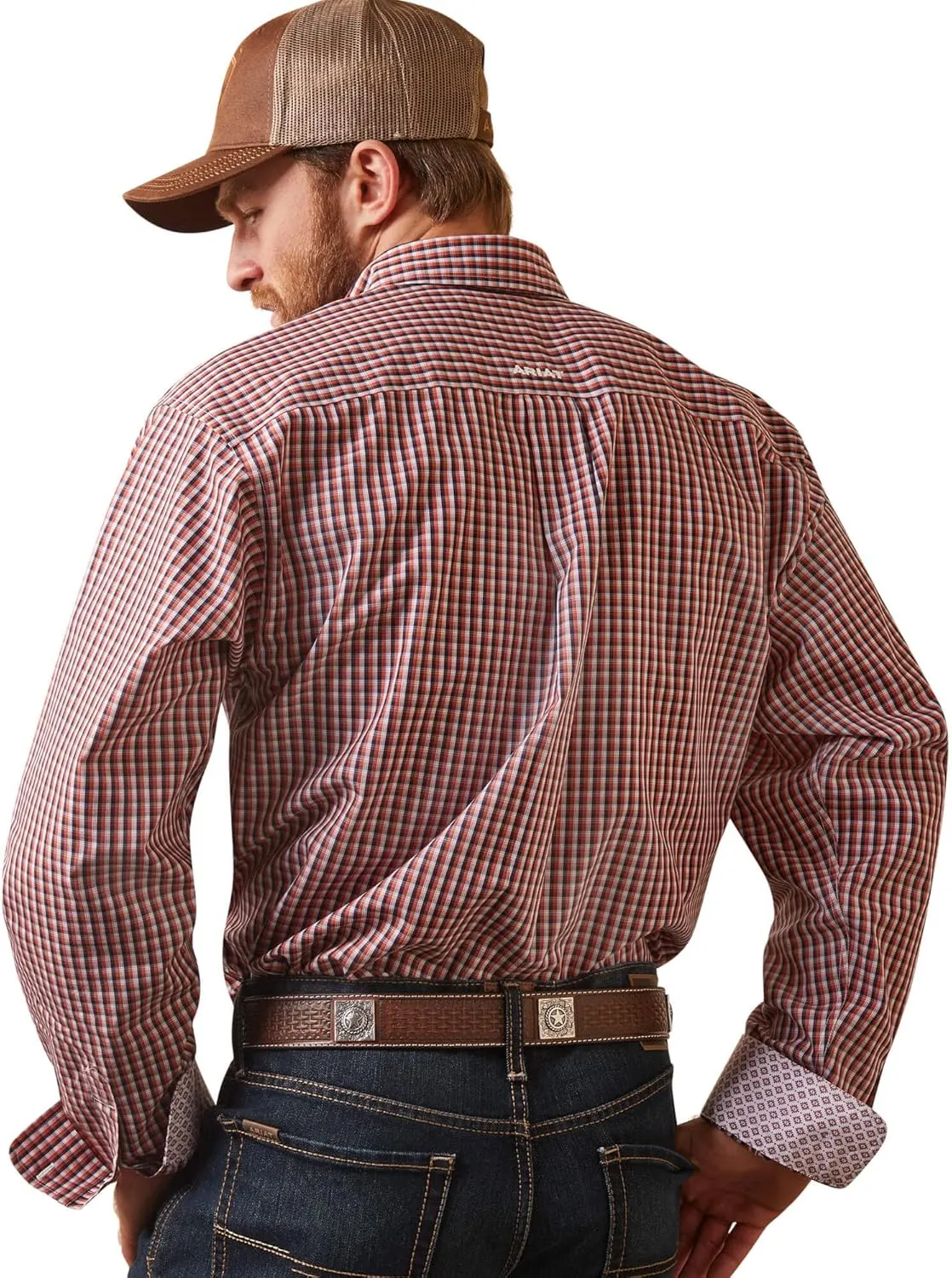 ARIAT Men's Wrinkle Free Omari Fitted Shirt