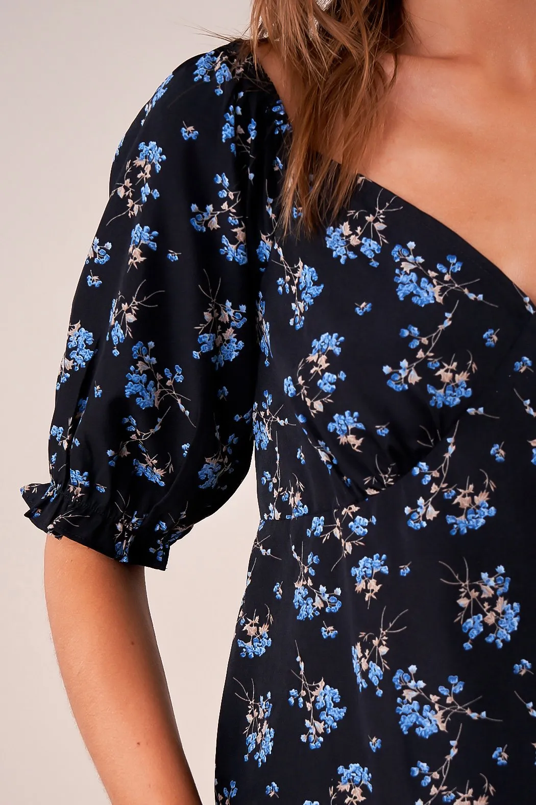 As You Are Floral Puff Sleeve Top