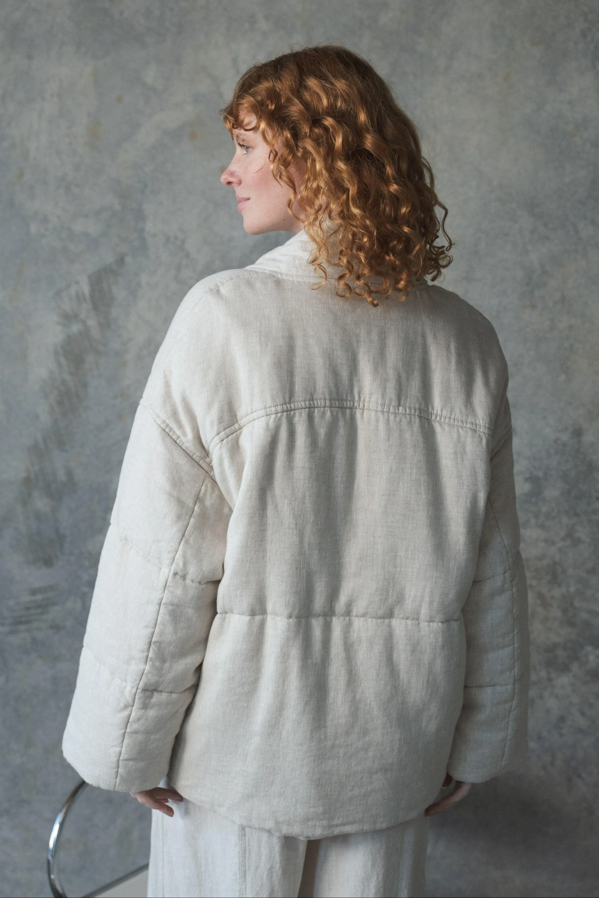 ASTER OATMEAL LINEN COAT