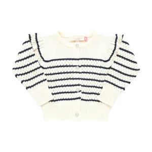 Baby Girls Constance Sweater - Navy Stripe