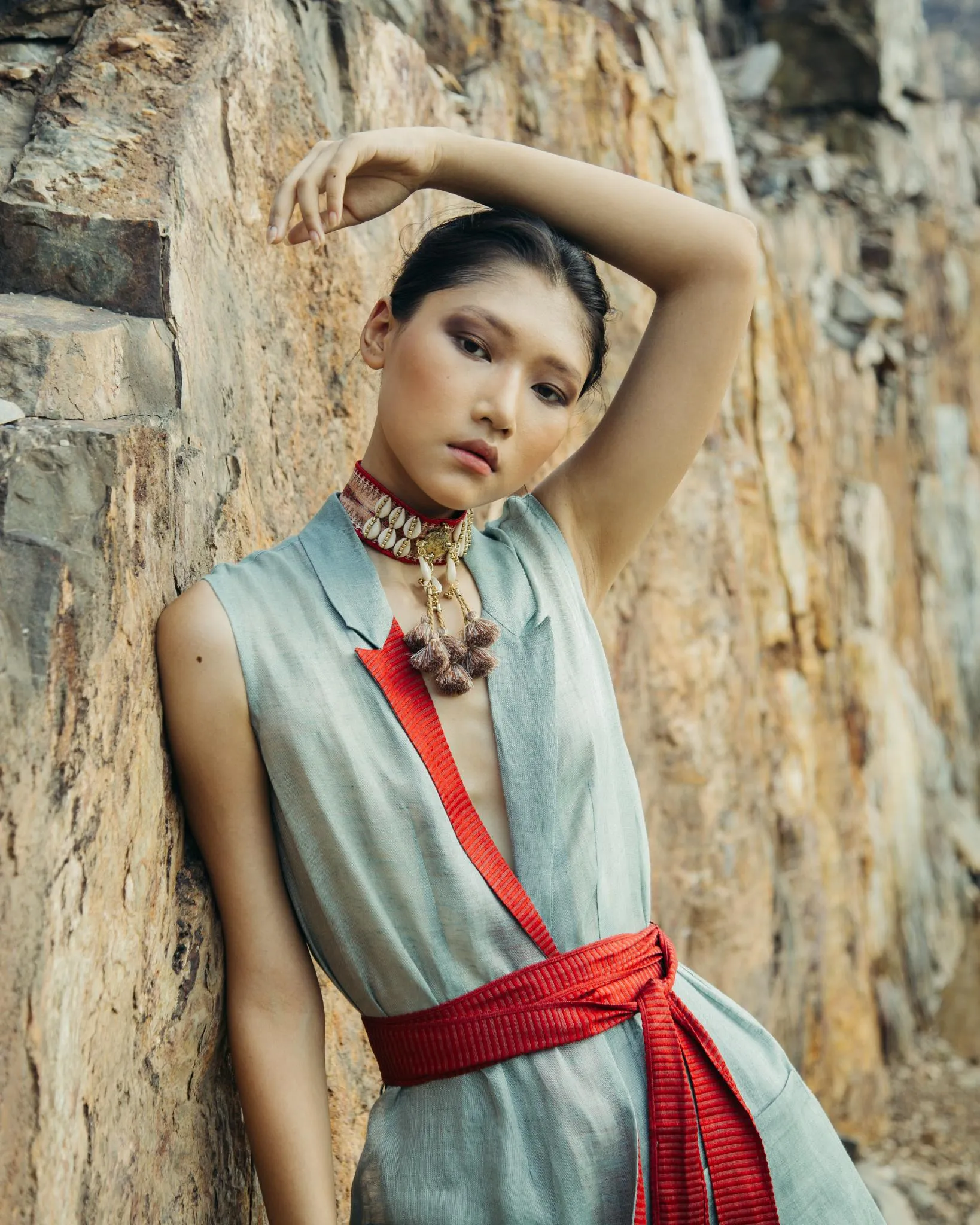 Belted Gilet Co-ord Set