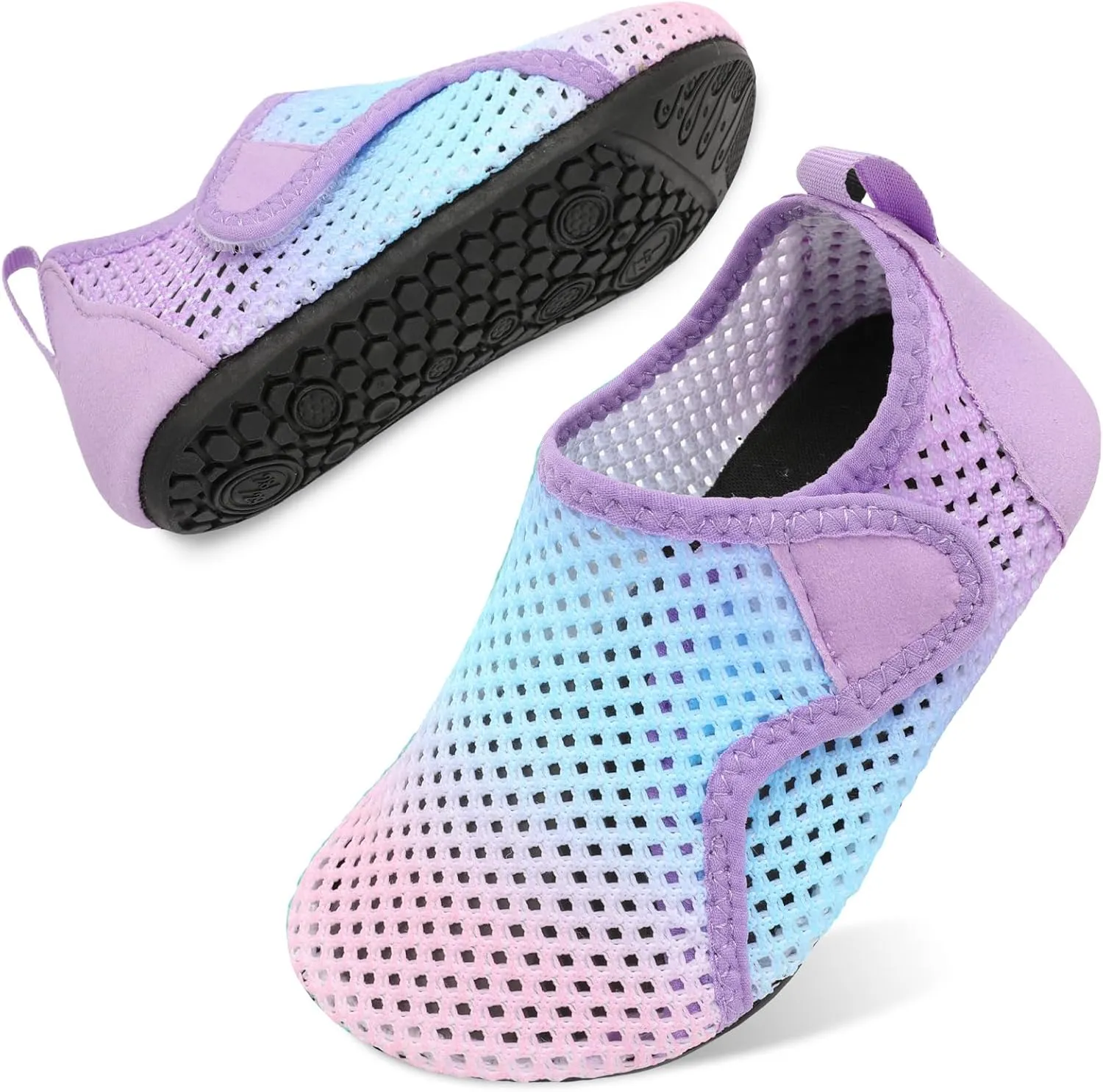 Besroad Kids Water Shoes Girls Boys Quick Dry Aqua Socks Barefoot Non Slip Beach Swim Surf Shoes