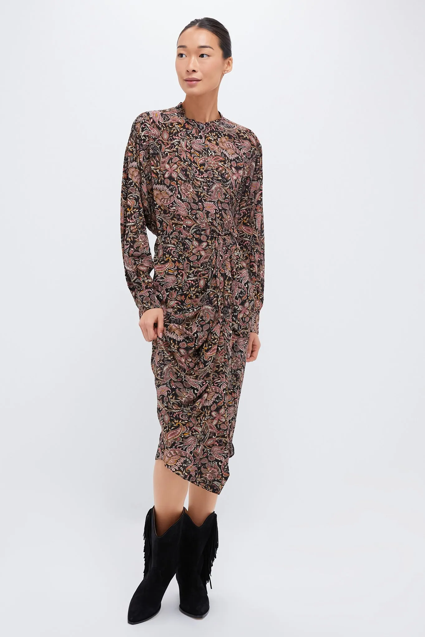 Black and Ochre Catchell Blouse