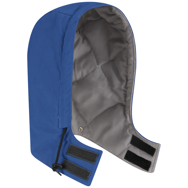 Bulwark, Midweight Excel FR Comfortouch Universal Fit Snap-on Hood, HLH2, FR 7oz, Cat3, Navy, Royal Blue
