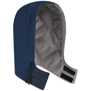 Bulwark, Midweight Excel FR Comfortouch Universal Fit Snap-on Hood, HLH2, FR 7oz, Cat3, Navy, Royal Blue