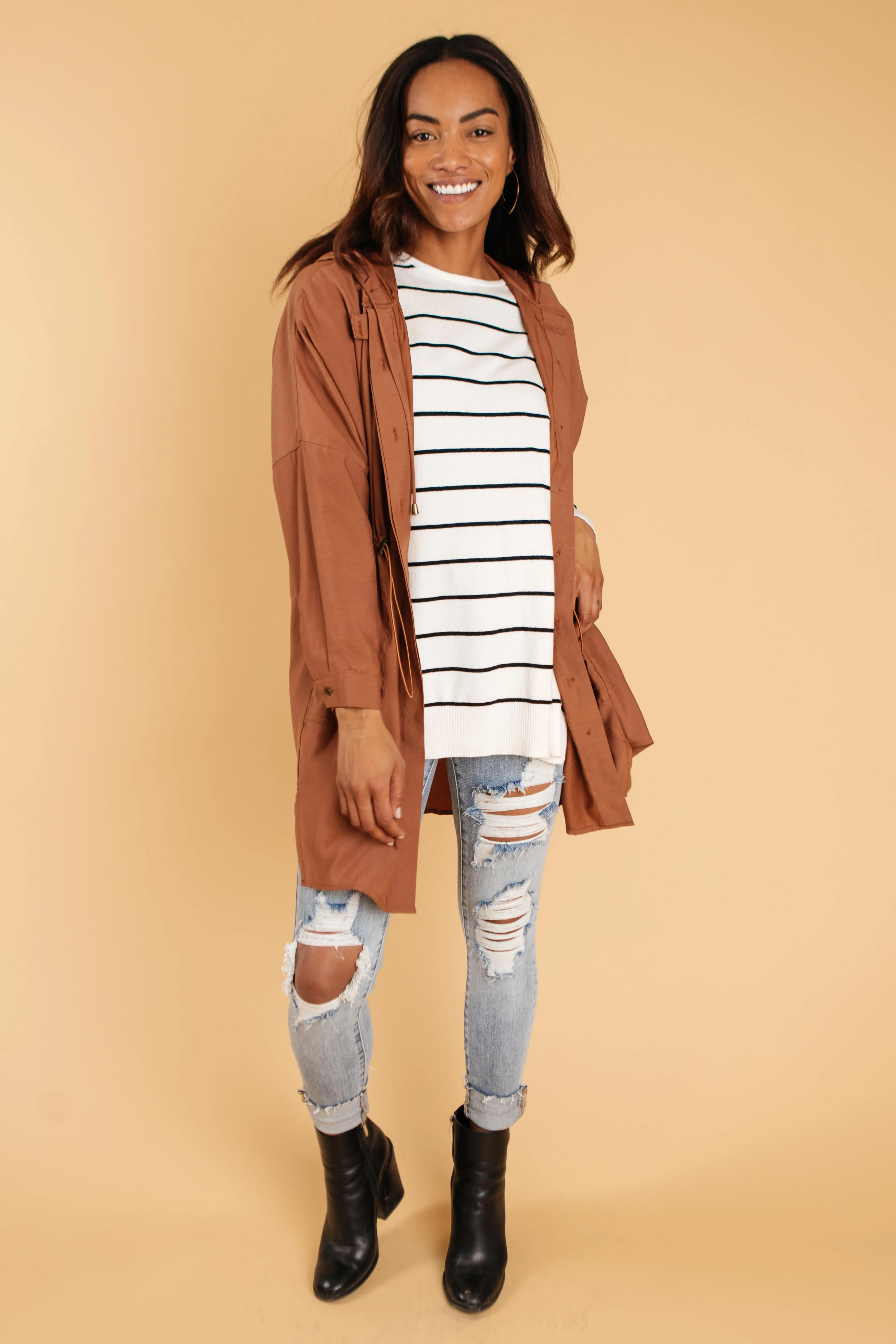 Charlotte Lightweight Camel Coat