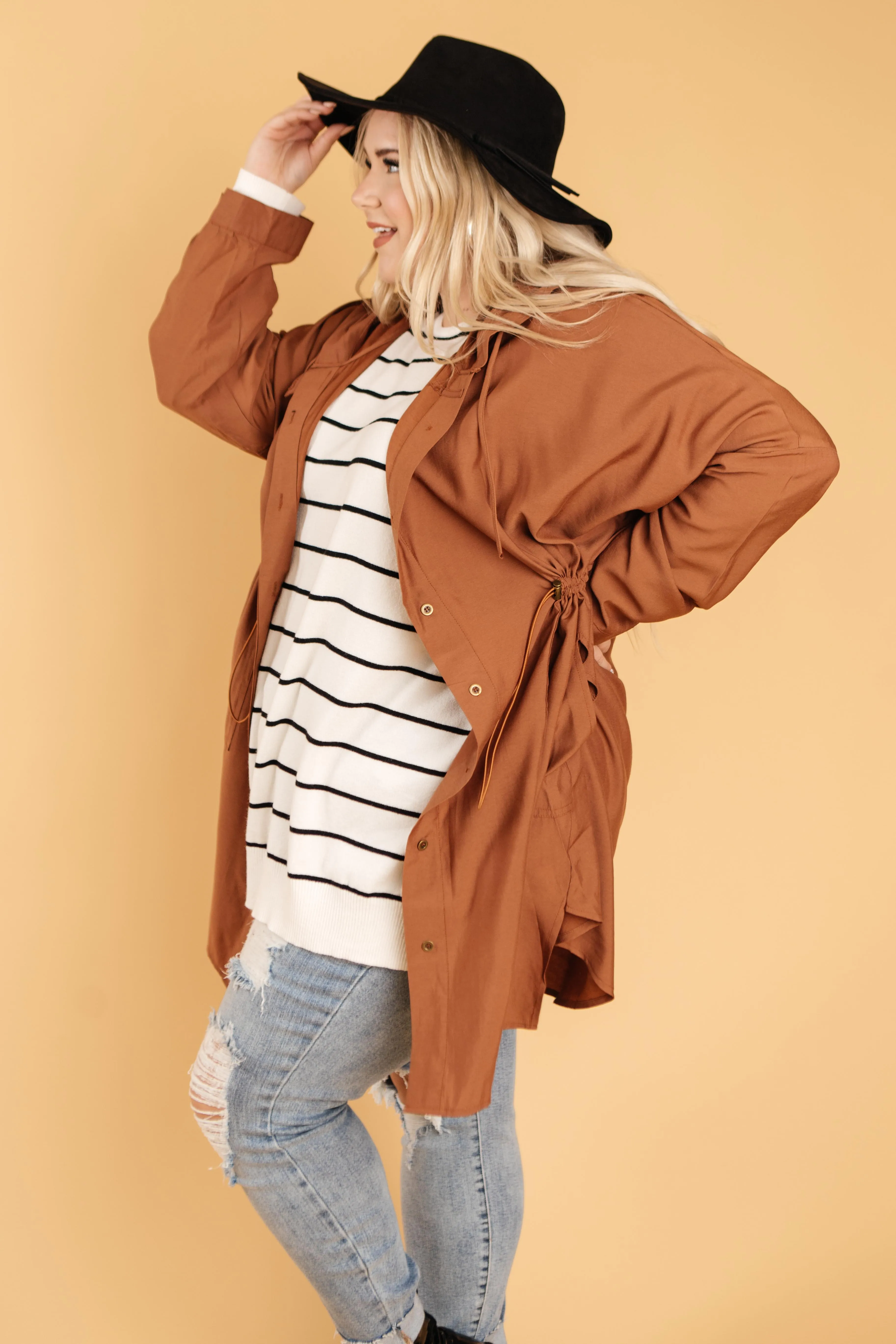 Charlotte Lightweight Camel Coat
