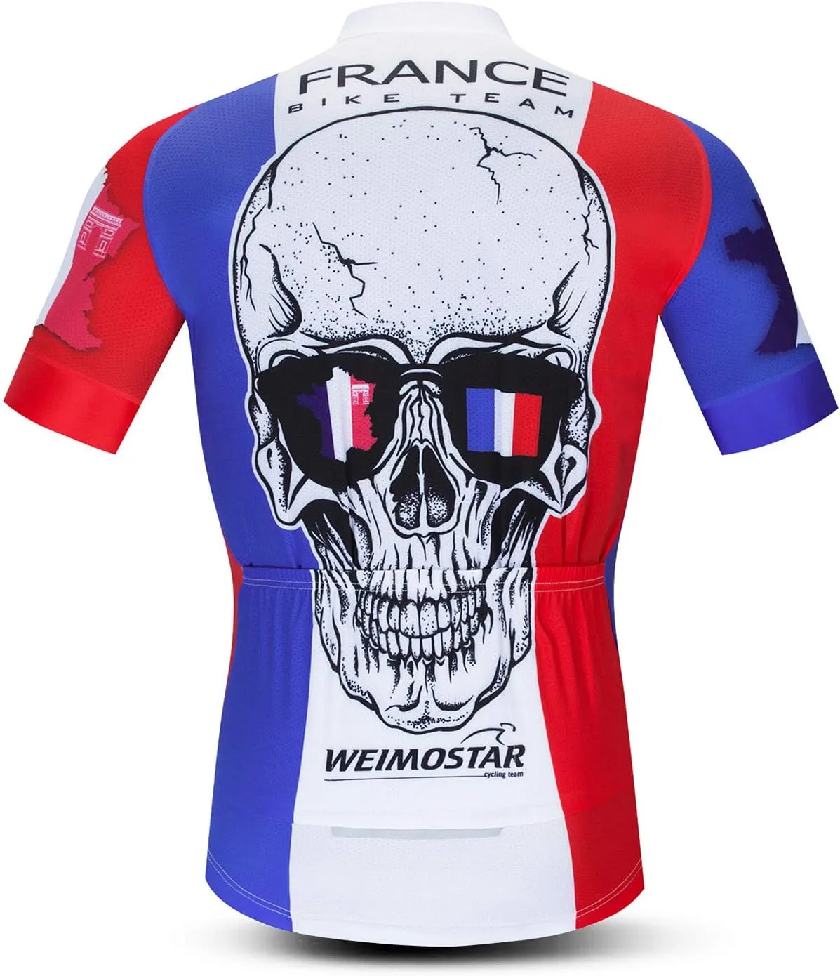Cycling Jersey Mens Short Sleeve Full Zipper Bike Bicycle Top Shirts Breathable Clothing National Flag