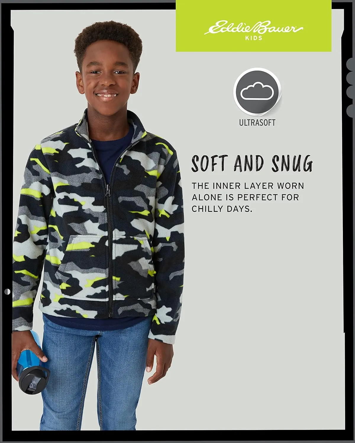 Eddie Bauer Boys' Jacket - Lone Peak Waterproof 3-in-1 Insulated Windbreaker Coat with Removable Fleece Lining (5-20)