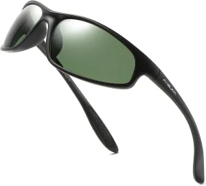 FAGUMA Polarized Sports Sunglasses For Men Cycling Driving Fishing UV400 Protection