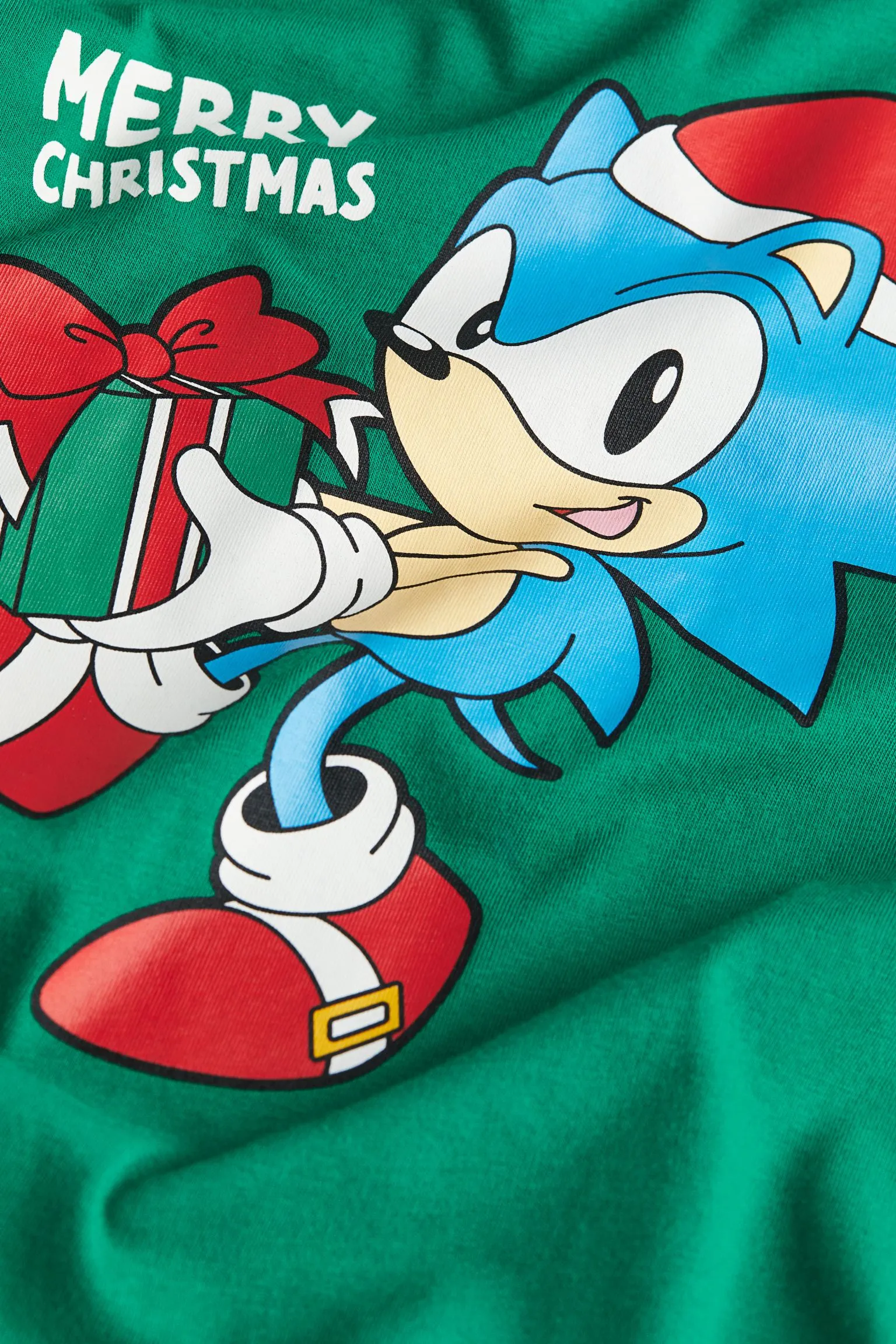 H&M Sonic the Hedgehog Long Sleeve T-Shirt, Green