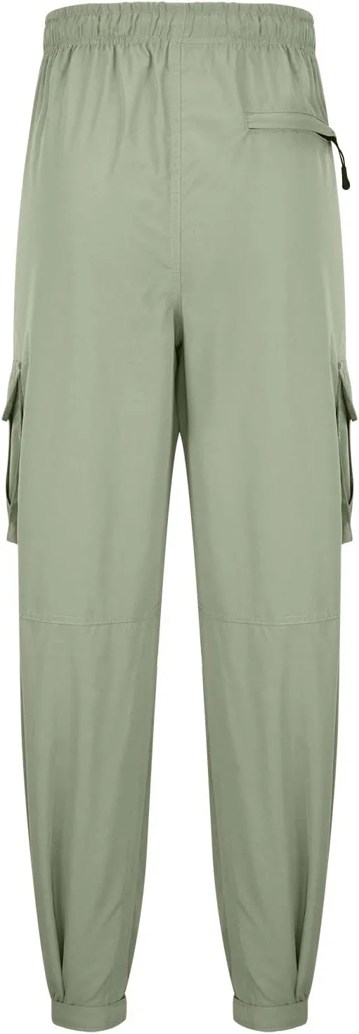 Hiking Cargo Pants for Men Casual Loose Straight Leg Joggers Lightweight Cotton Cargo Sweatpants