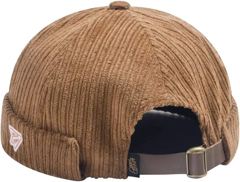 jerague Beanie Hat for Men Women Brimless Cuffed Hat Skullcap Watch Cap Adjustable
