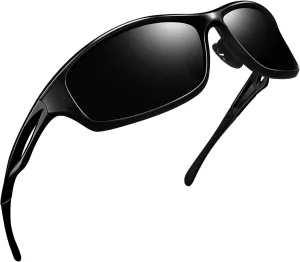 Joopin Sports Sunglasses Polarized UV400 Protection Wrap Around Sun Glasses Shades for Men Women