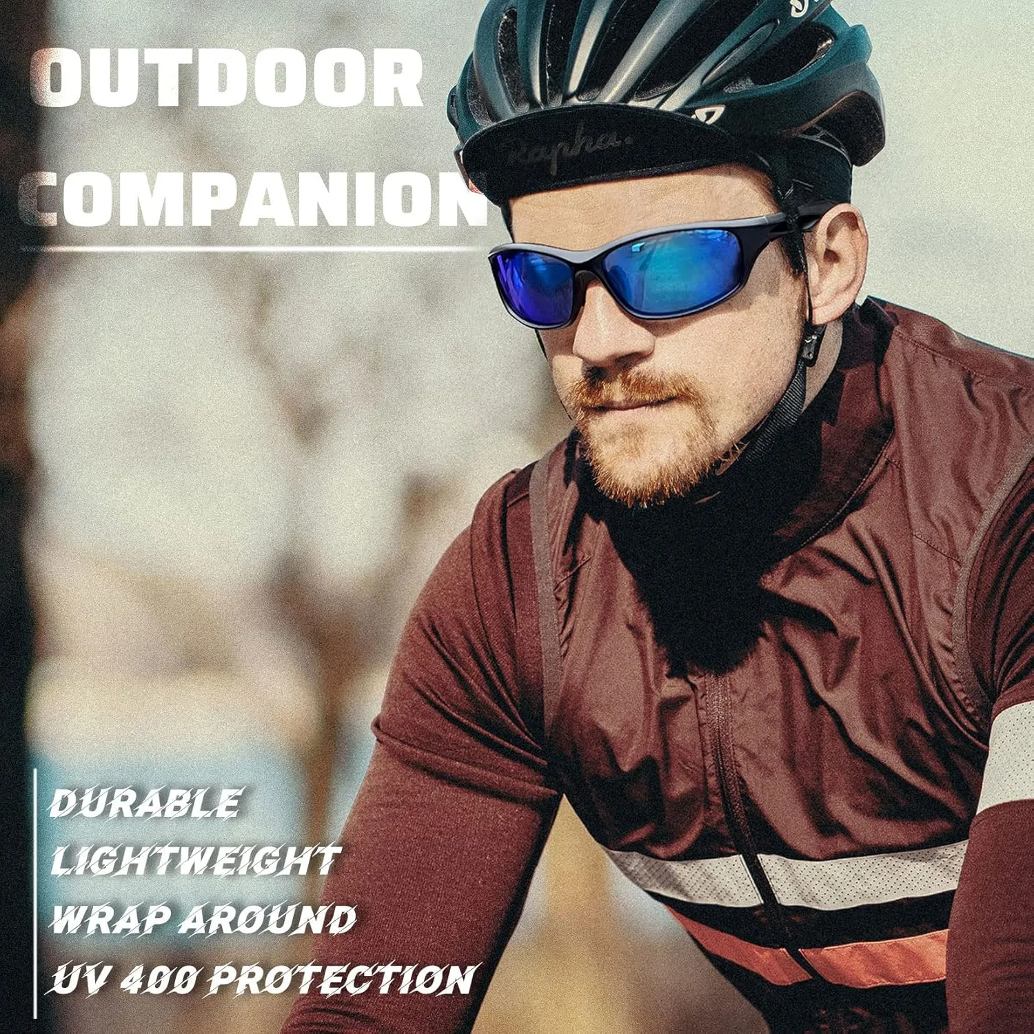 Joopin Sports Sunglasses Polarized UV400 Protection Wrap Around Sun Glasses Shades for Men Women