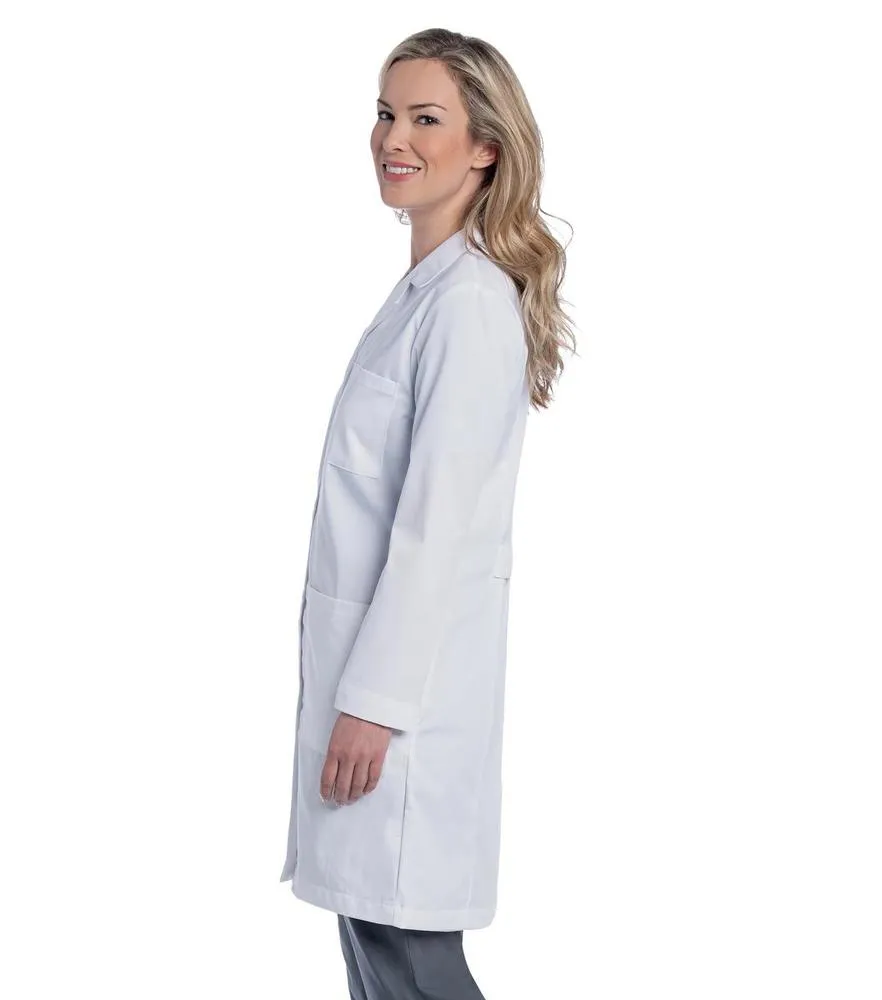 Landau Women's Three Pocket 37.8" Full-Length Lab Coat