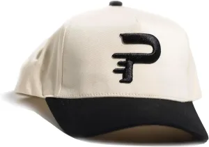 Logo Snapback Hat - Cream/Black