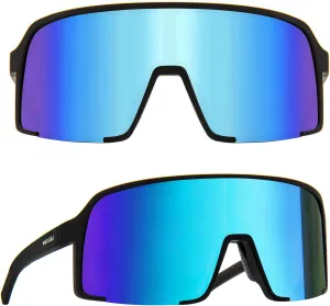 MAXJULI Polarized Sunglasses for Men Women, Windproof Outdoor Sports Cycling Running UV400 Protection Sun Glasses 8121