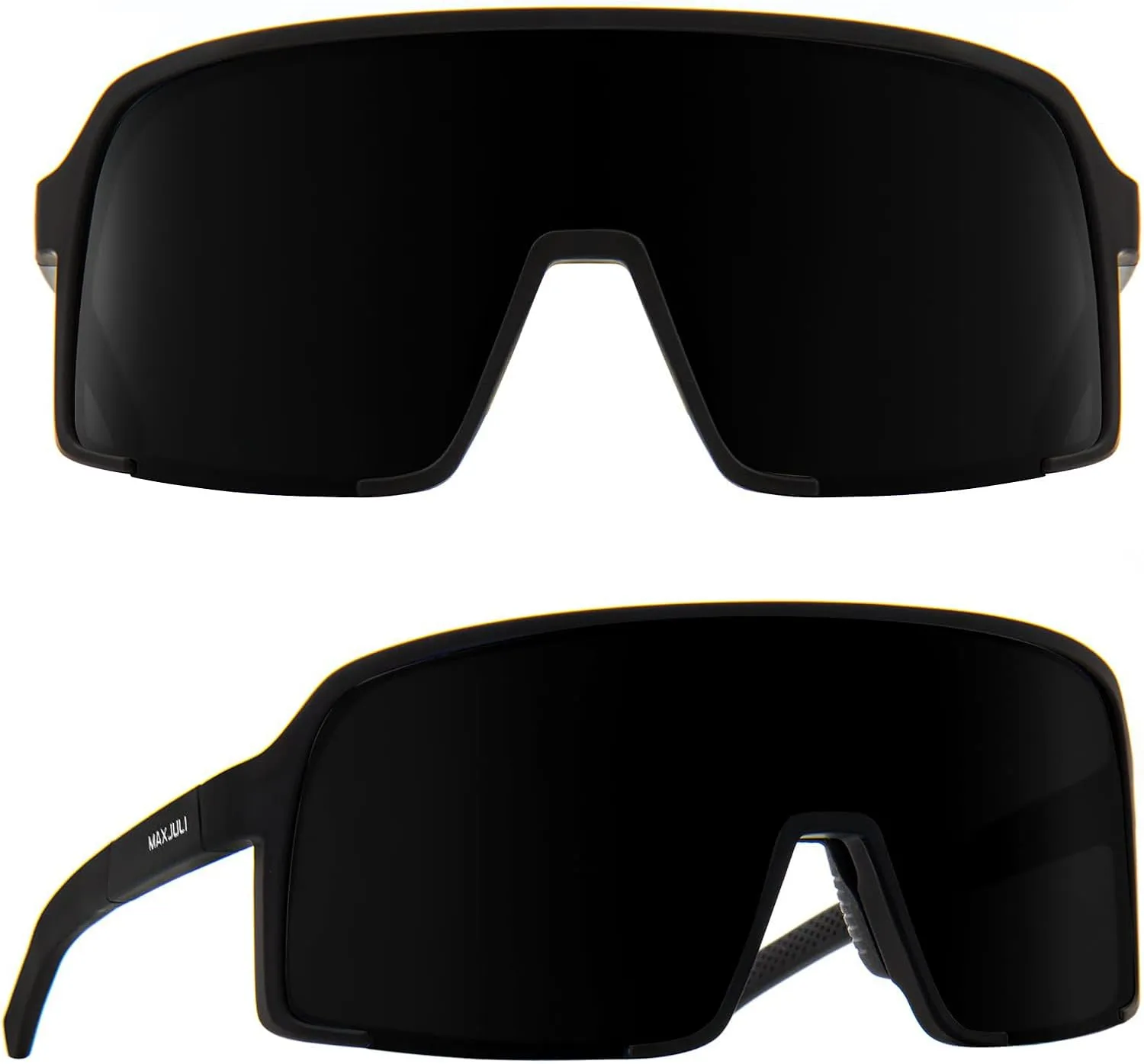 MAXJULI Polarized Sunglasses for Men Women, Windproof Outdoor Sports Cycling Running UV400 Protection Sun Glasses 8121