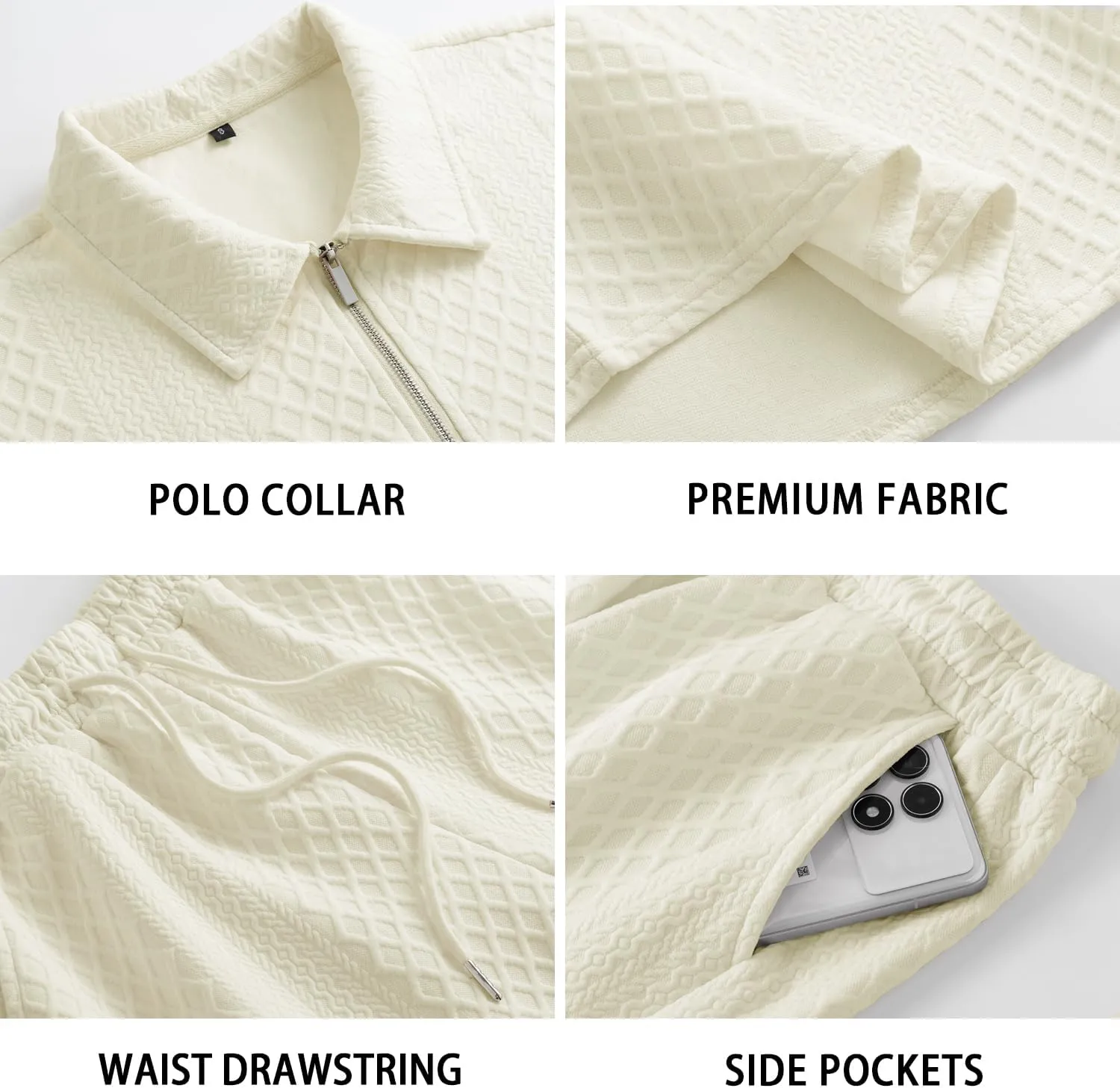 Mens 2 Piece Short Set Summer Outfits Polo Shirt and Shorts Set Tracksuits Set Short Sleeve and Shorts Set for Men