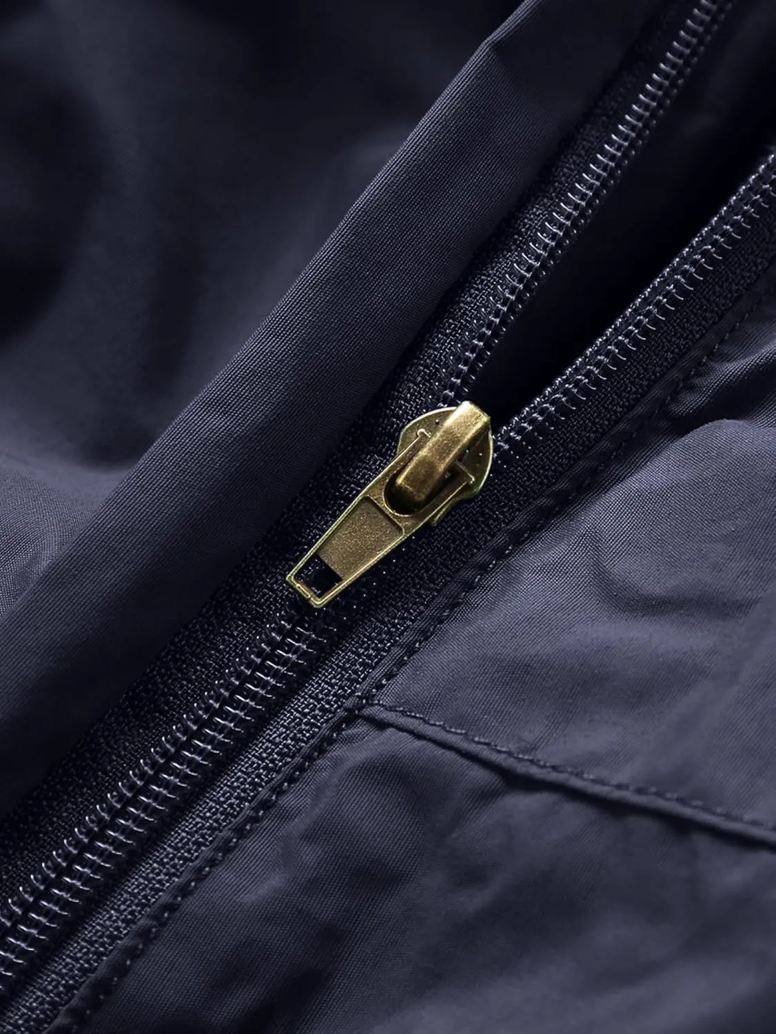 Men's Winter Waterproof Hooded Jacket, Warm Fleece-Lined Windbreaker, Insulated Outdoor Coat