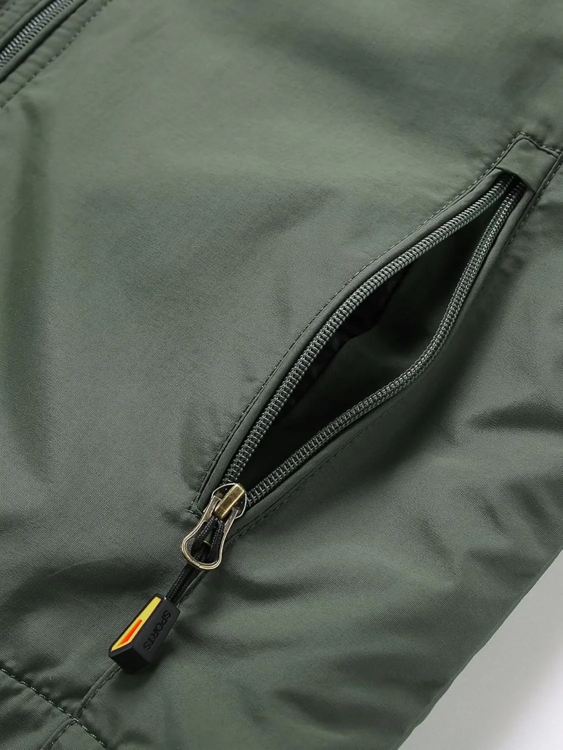 Men's Winter Waterproof Hooded Jacket, Warm Fleece-Lined Windbreaker, Insulated Outdoor Coat