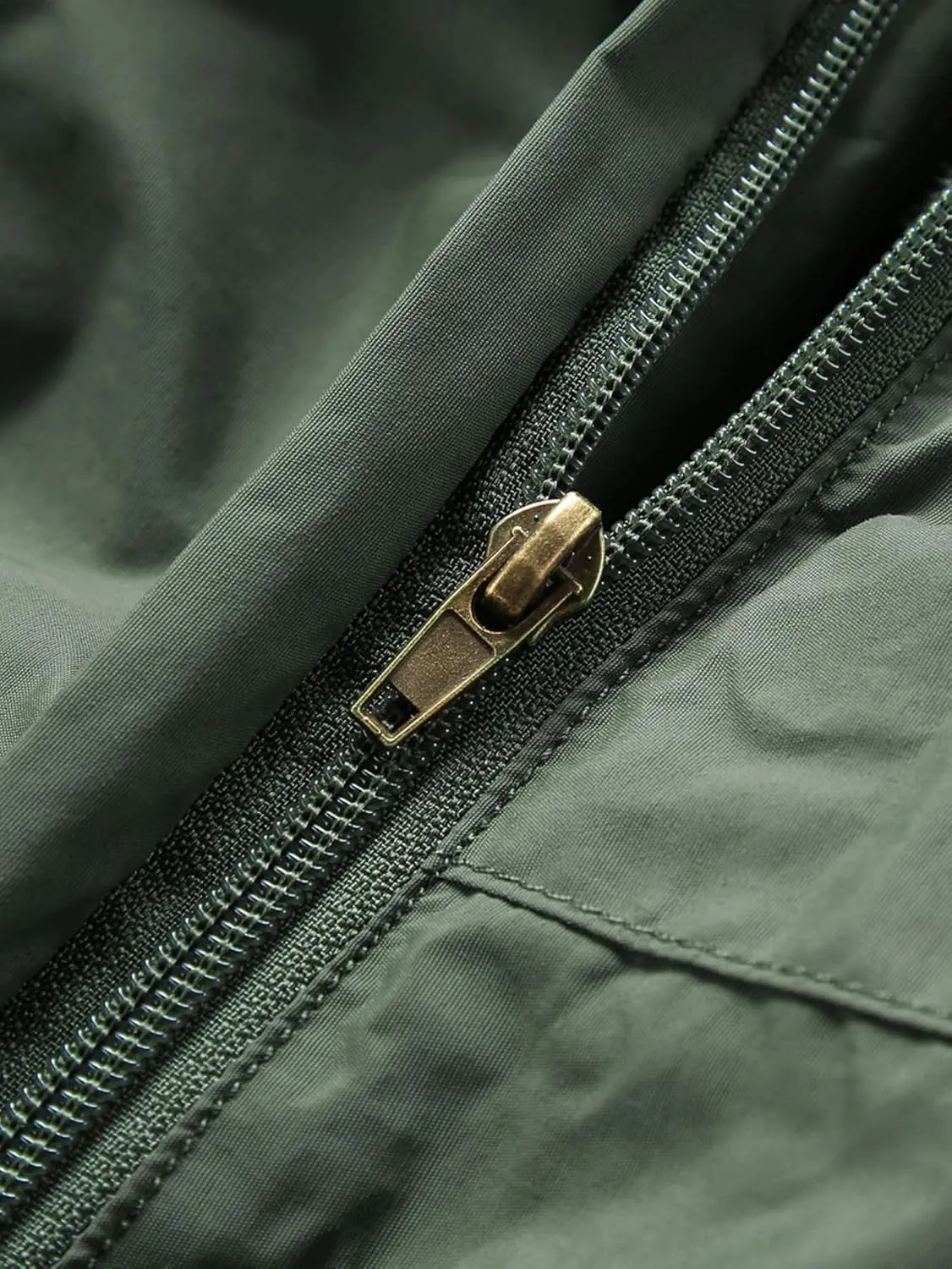 Men's Winter Waterproof Hooded Jacket, Warm Fleece-Lined Windbreaker, Insulated Outdoor Coat