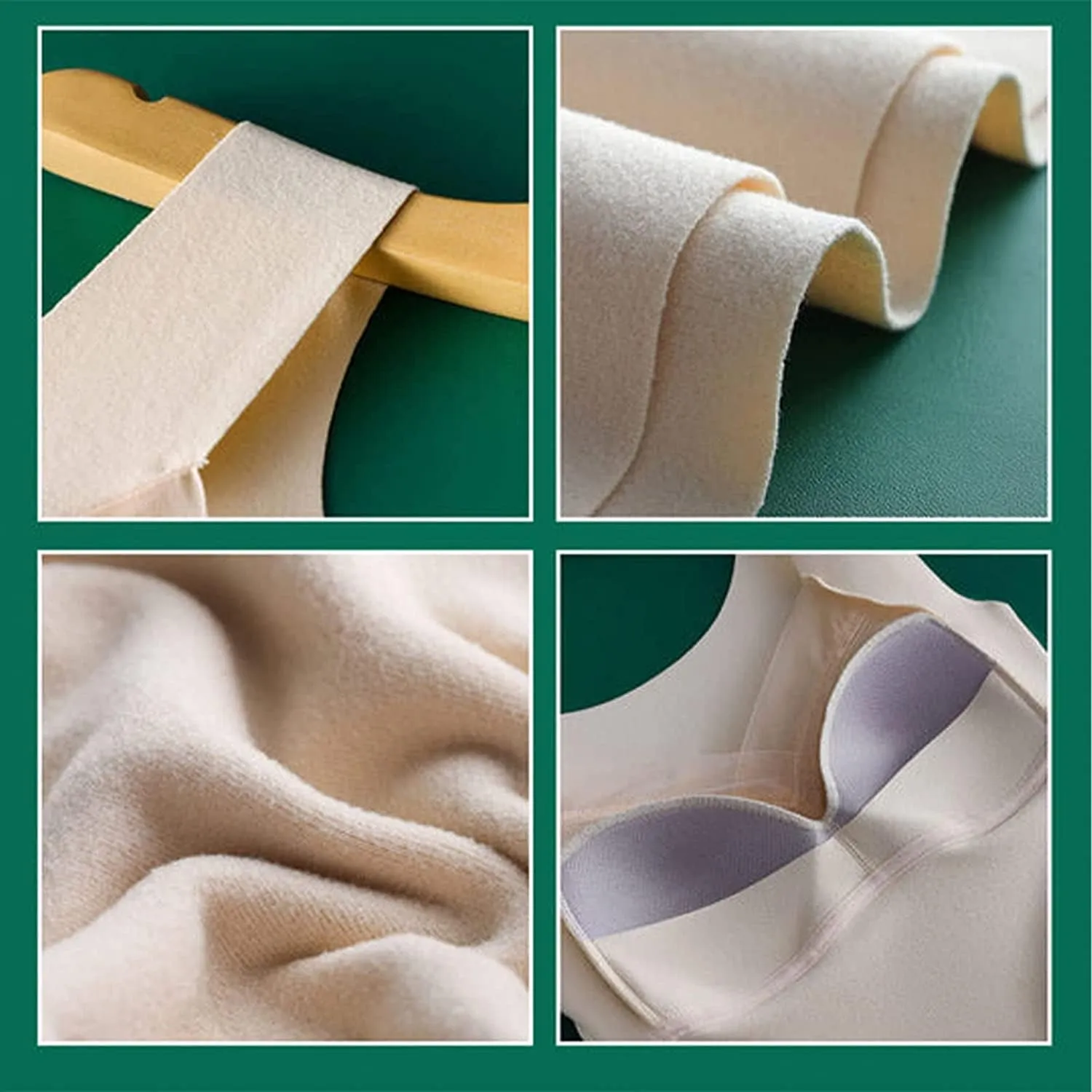 New 2-in-1 Built-in Bra Thermal Underwear, High Stretch Thermal, Built in Bra Tank Tops for Women