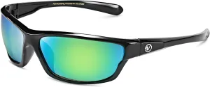 Nitrogen Polarized Wrap Around Sport Sunglasses for Men Women UV400 Protection Sun Glasses