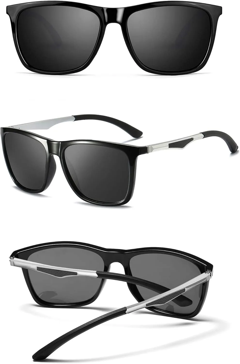 Polarized Sunglasses for Men Aluminum Mens Sunglasses Driving Rectangular Sun Glasses For Men/Women