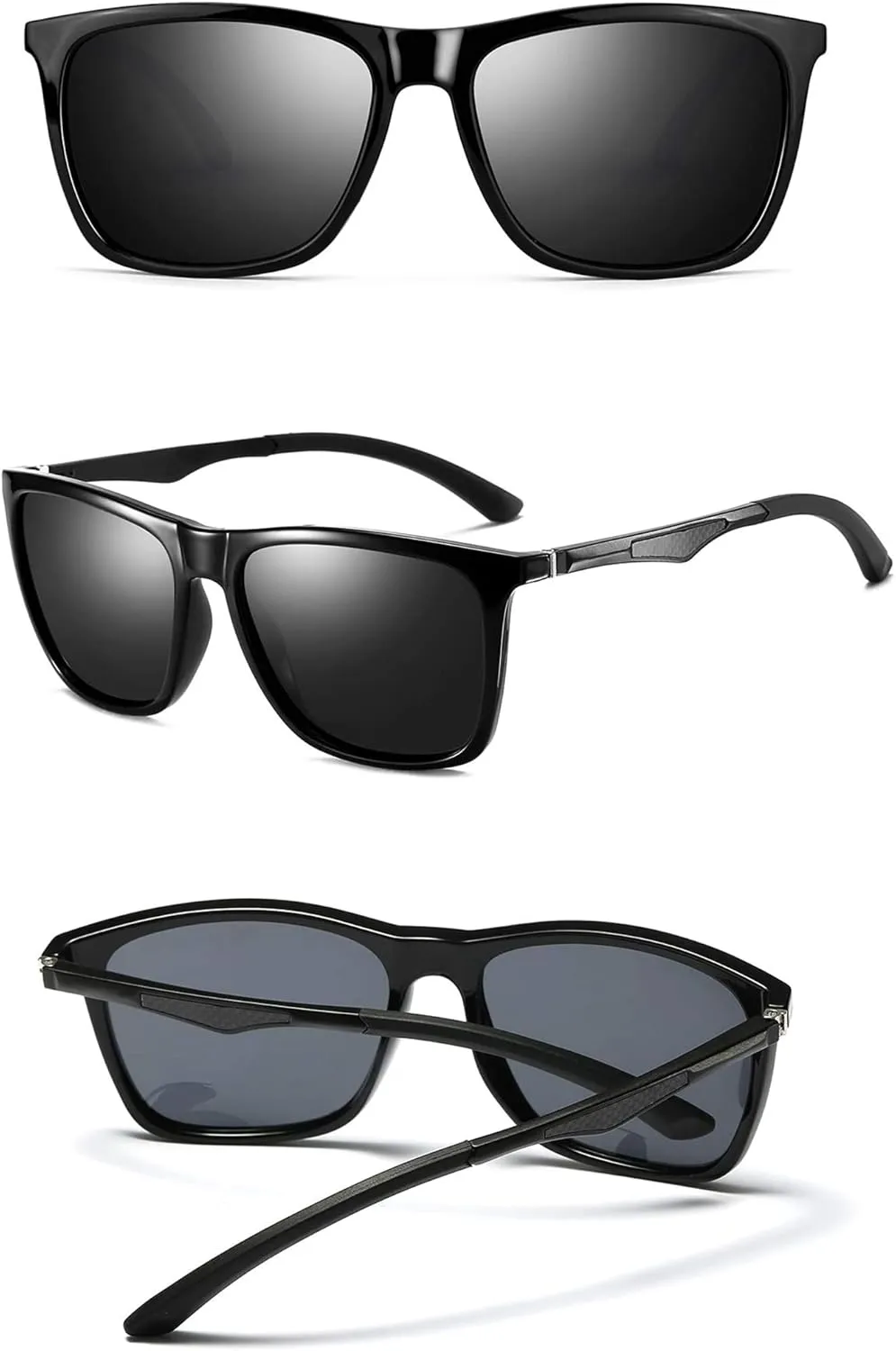 Polarized Sunglasses for Men Aluminum Mens Sunglasses Driving Rectangular Sun Glasses For Men/Women