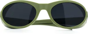 SA106 Retro Apocalyptic Oval Deep Windbreaker Side Visor Plastic Sunglasses