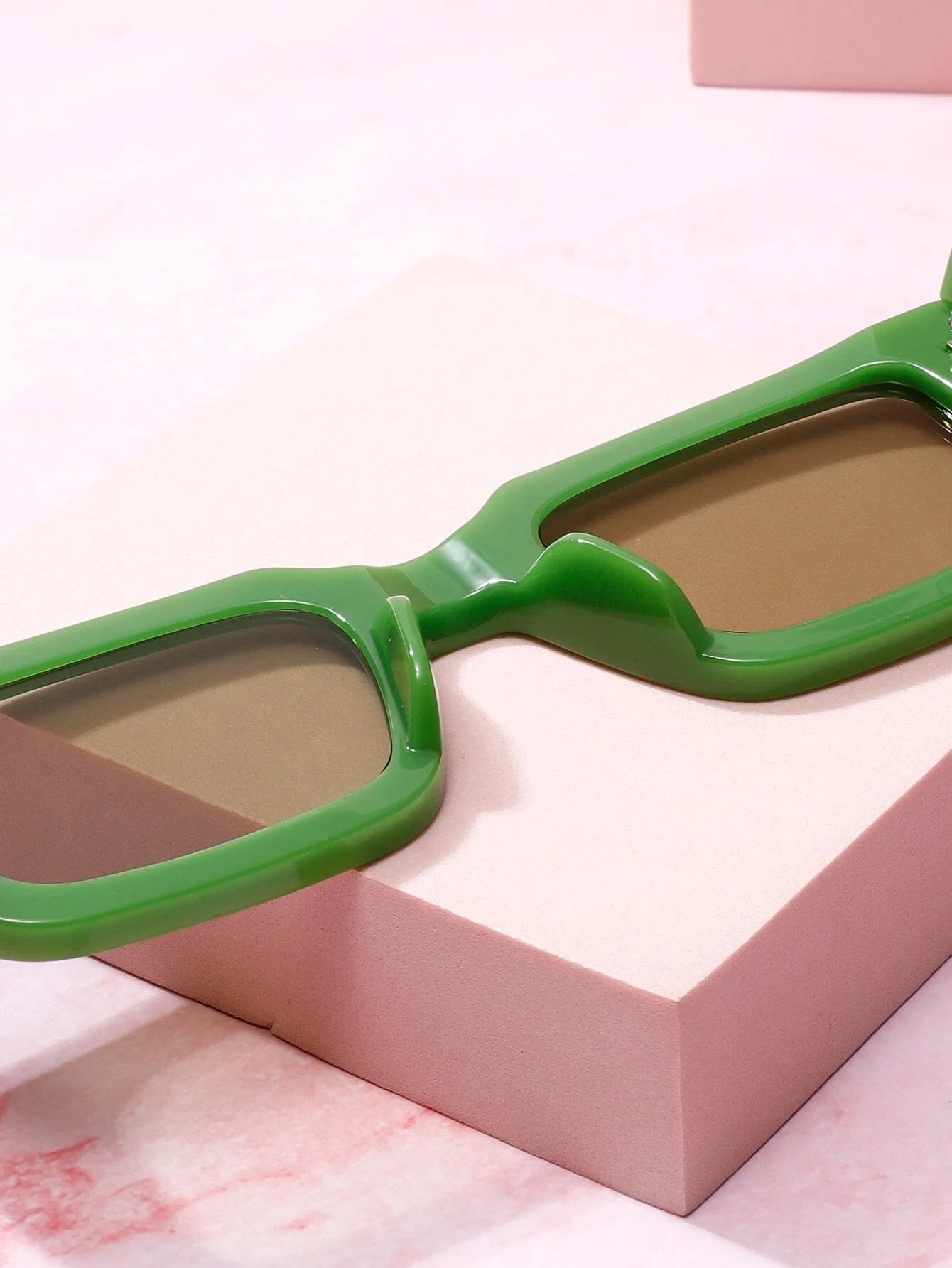 SPF Square Frame Sunglasses