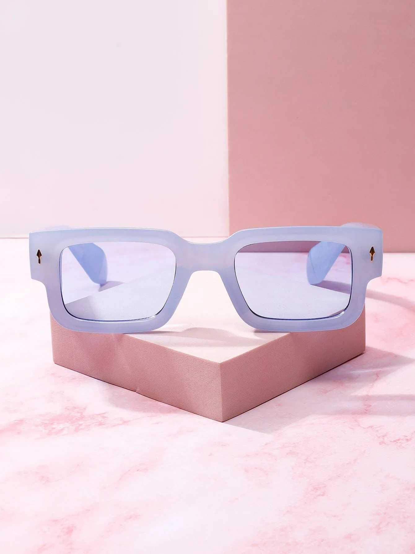 SPF Square Frame Sunglasses