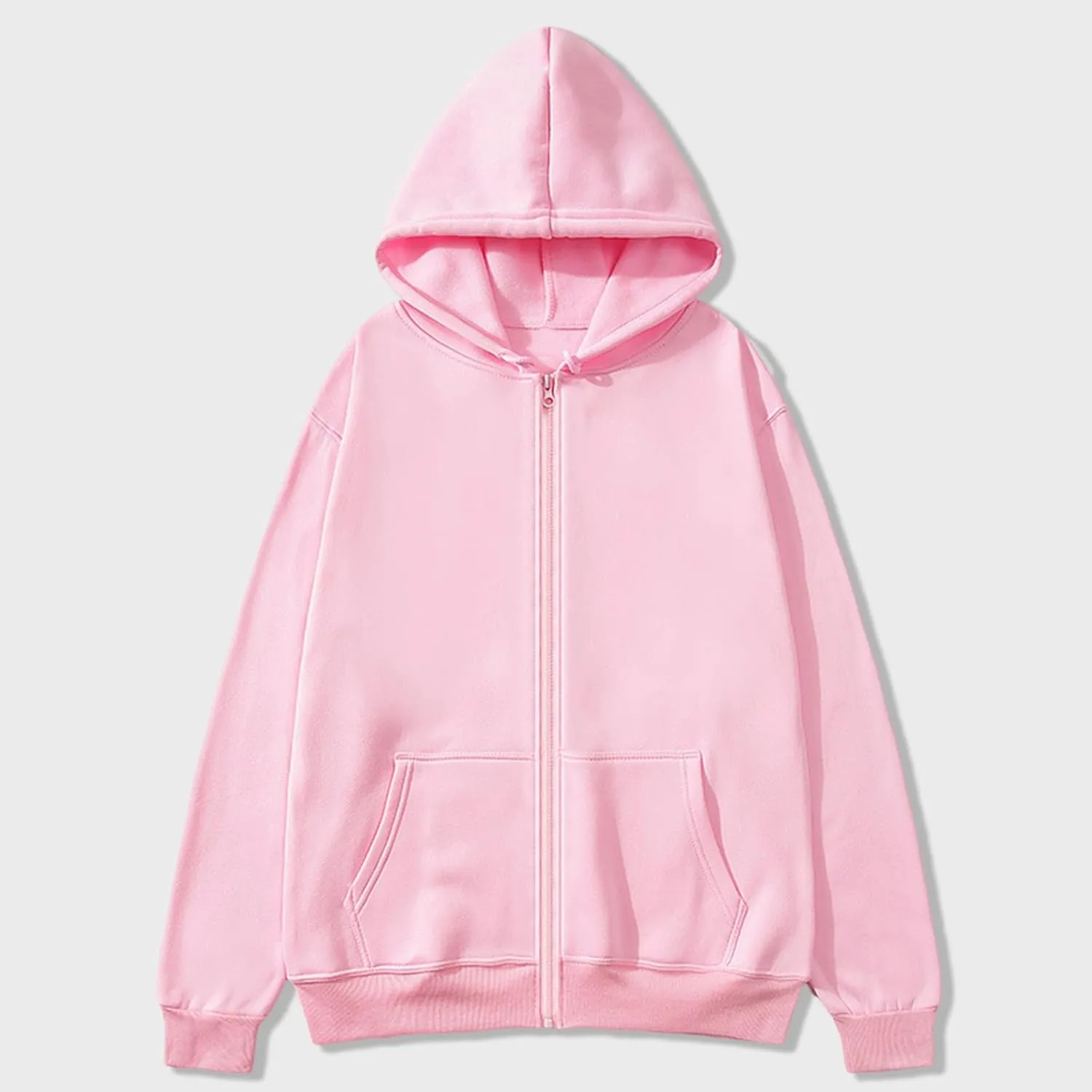 Sweatshirts for Men Loose Fit Long Sleeve Solid Color Hoodies Pullover Breathable Active Lightweight Sweater