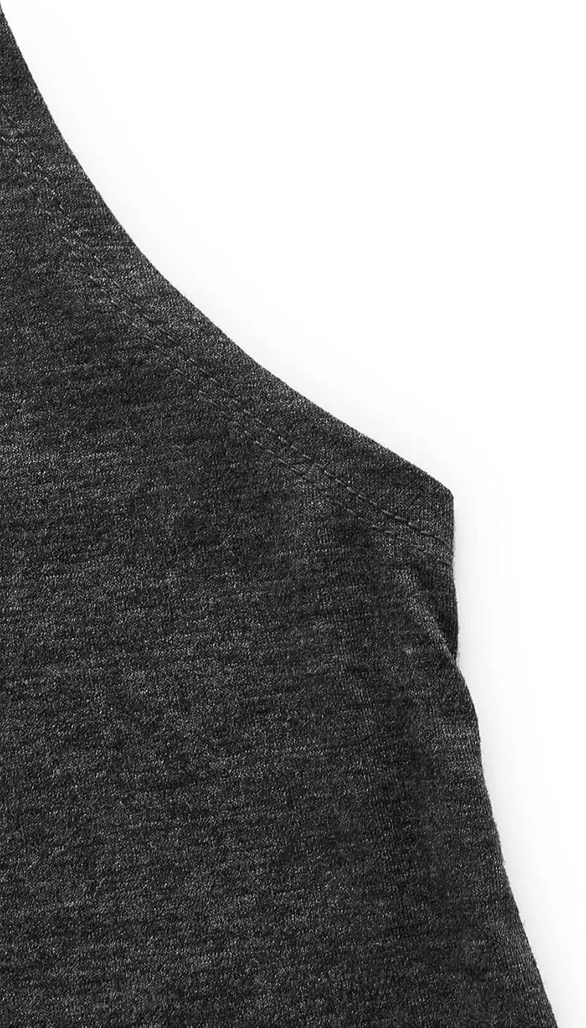 SweatyRocks Women's Summer Sleeveless Hooded Tank Top T-Shirt for Athletic Exercise Relaxed Breathable
