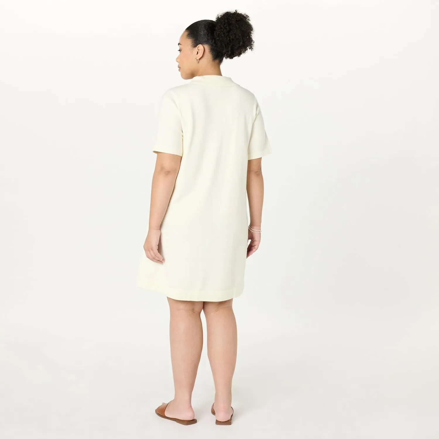 The Drop Women's Tenise Polo Mini Sweater Dress
