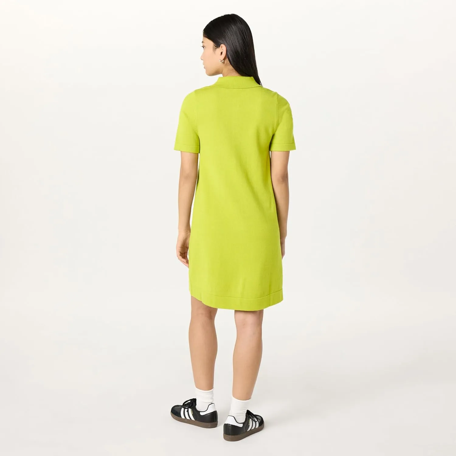 The Drop Women's Tenise Polo Mini Sweater Dress