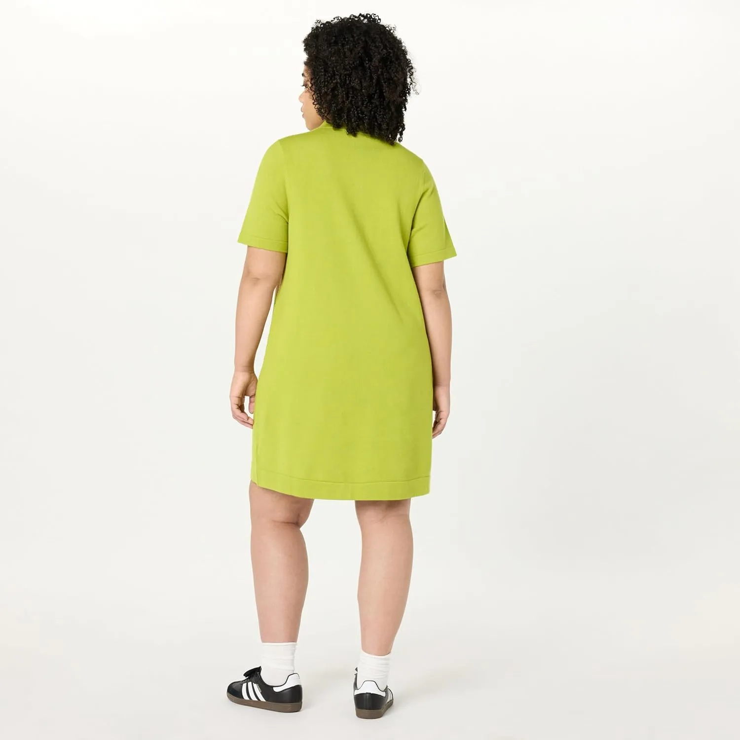 The Drop Women's Tenise Polo Mini Sweater Dress