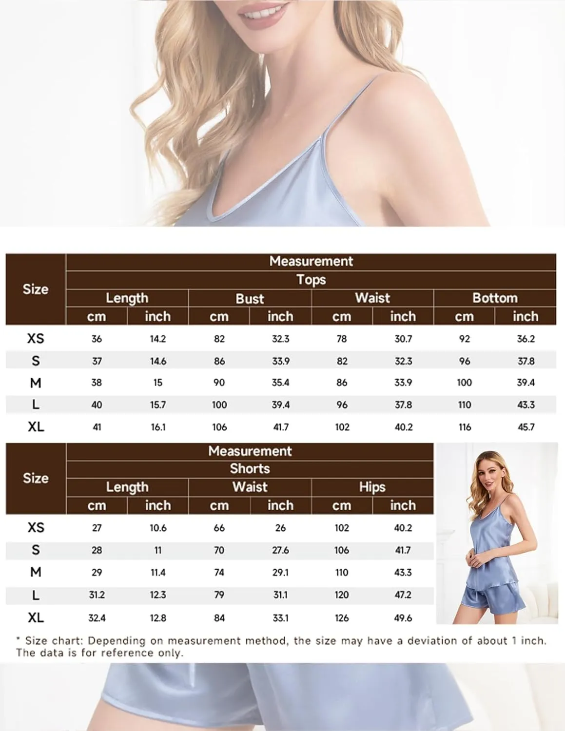 THXSILK Pure Mulberry Silk Women's Pajamas Set, V Neckline Pj Set Ladies Pajamas Sets Womens Loungewear Set Cami Shorts Set