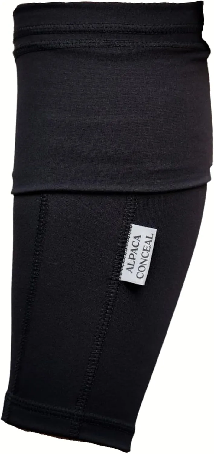 Travel Wallet - Jogging Ankle Stash - Travel Essentials - Anti Theft Travel Pack Pouch to Protect Cash, Cell Phone, and Passport, Fits Insulin, EpiPen -Designed for Running- Alpaca Conceal