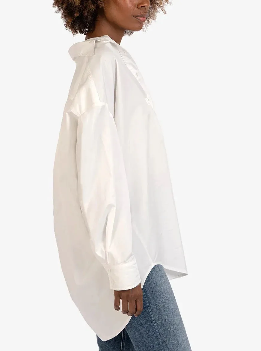 Tyra Oversized Button Down [White-KT120801]