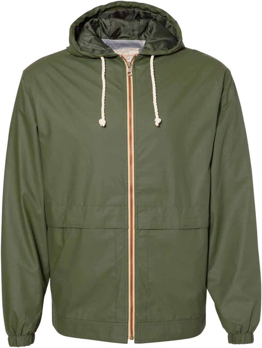 Weatherproof Vintage Hooded Rain Jacket XL Bronze Green
